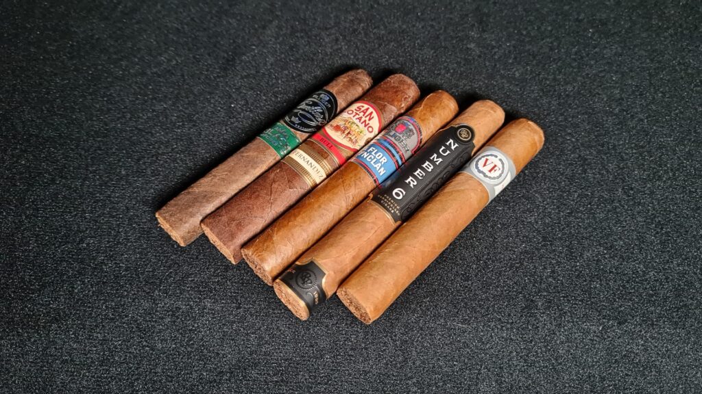 Seleccion de Semana, Villigers Cilgar, San Lotano AJ Fernandez, The Bull, La Flor de Ynclan, Rocky Patel Number 6, Vega Fina, Robustos